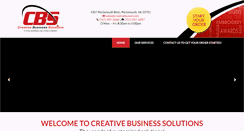 Desktop Screenshot of creativebussol.com